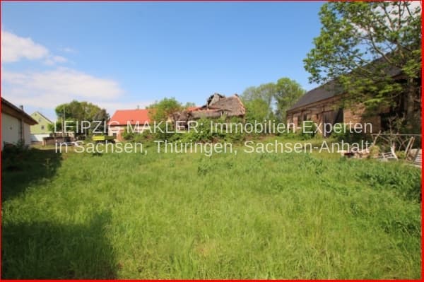 Grundstück in der Dorfstraße in Wiedemar