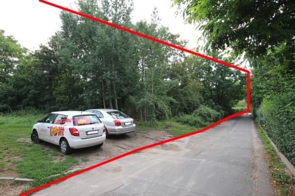 Ansicht von der Straße, Baugrundstück mit 1.670 m² für ein Mehrfamilienhaus mit Tiefgarage, Kirschbergstraße in Leipzig