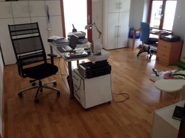 Arbeitszimmer, Kutscherhaus mit 164 m², vier Zimmern und zwei Bädern im Waldstraßenviertel in Leipzig