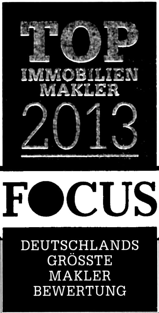 Siegel: FOCUS Deutschlands beste Immobilien-Makler 2013