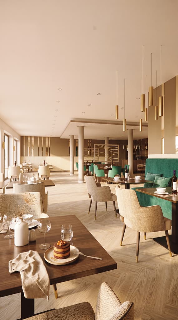 Café, Service-Wohnen am Zwenkauer See